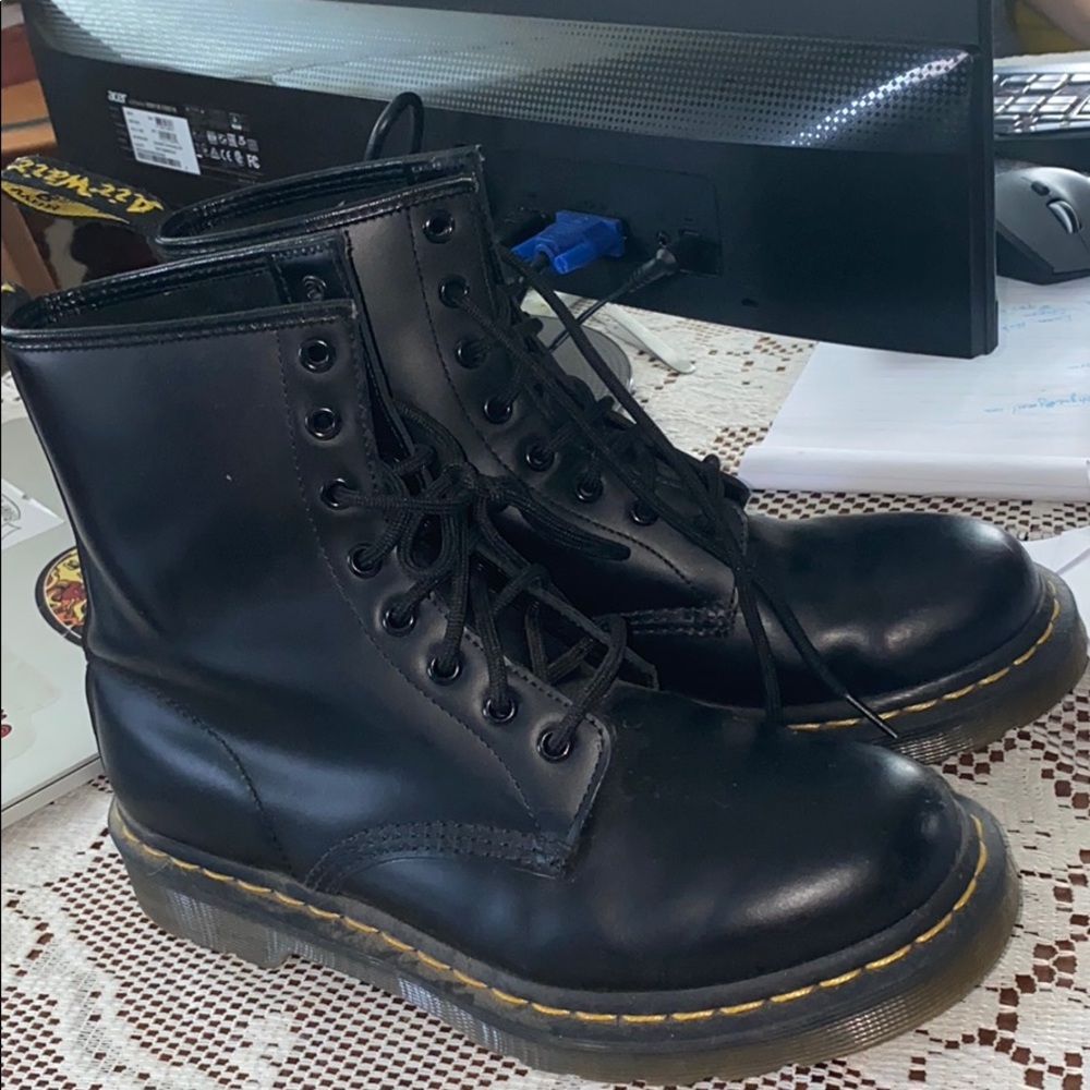 Black Leather Doc Martens